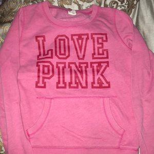 pink junior sweater